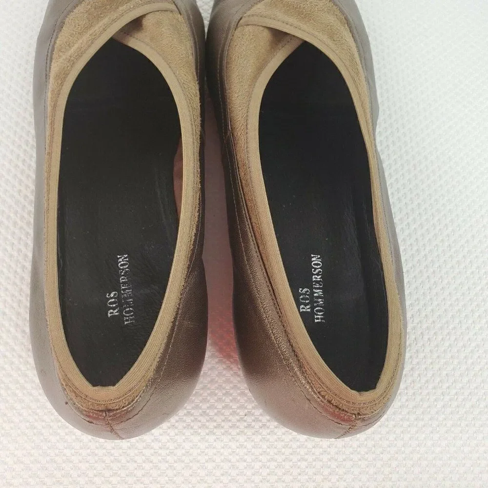 Ros Hommerson Marion Ballet Flat Bronze Nappa 11 W